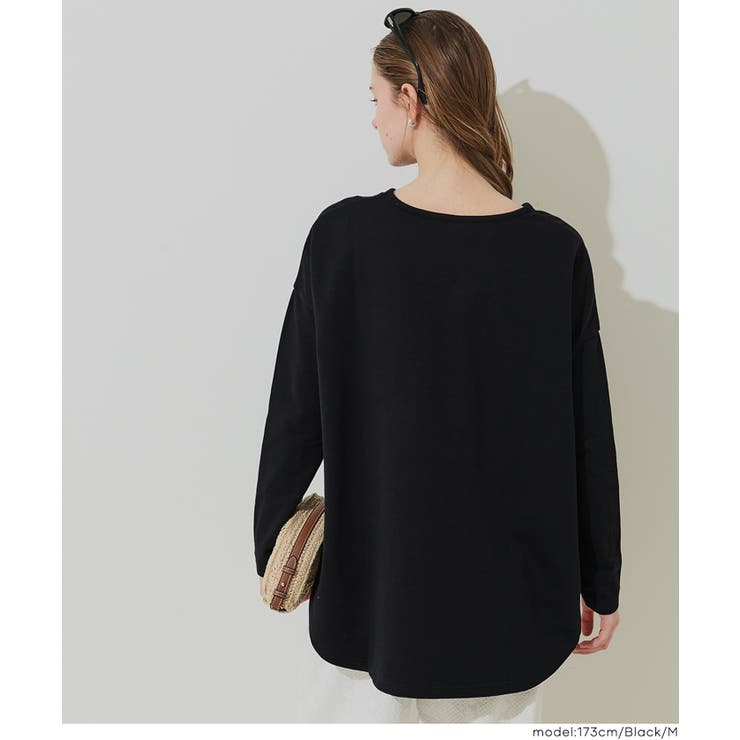 ミニ裏毛 ドルマンチュニックトップス | coca | 詳細画像15 