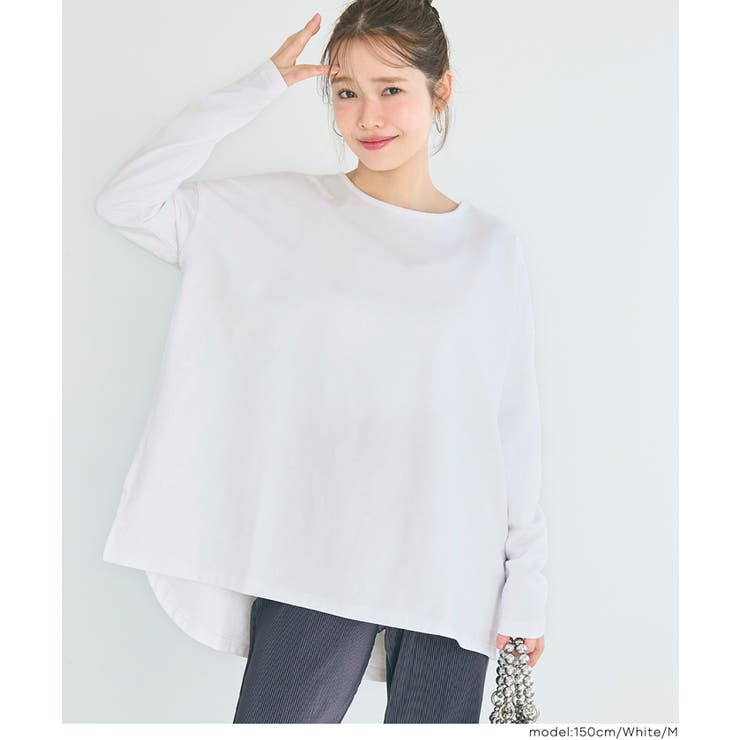 ミニ裏毛 ドルマンチュニックトップス | coca | 詳細画像8 