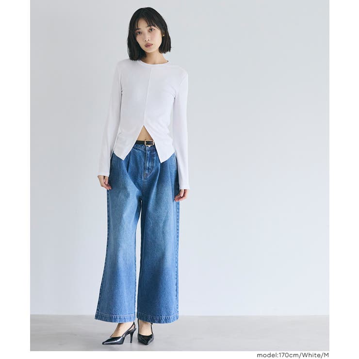 とろみリブスリットトップス | coca | 詳細画像8 