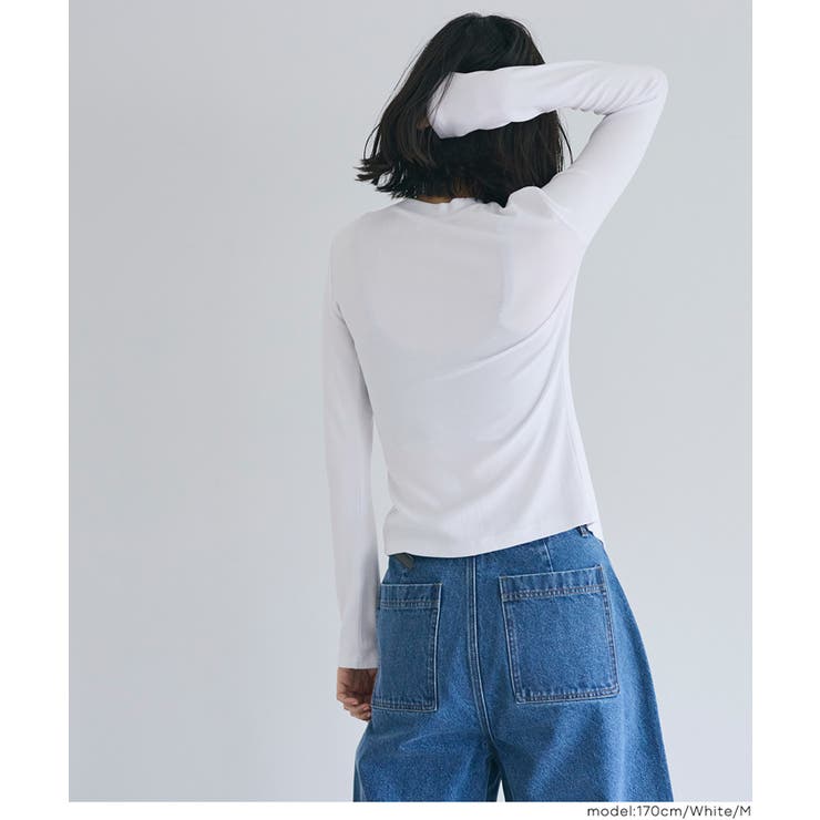 とろみリブスリットトップス | coca | 詳細画像9 