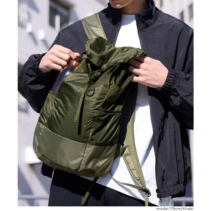 軽量リップストップポケッタブルバックパック | coca | 詳細画像18 