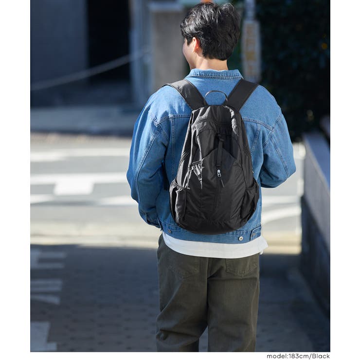 〈新色登場/再入荷〉軽くて畳める、頼れるポケッタブルリュック | coca | 詳細画像13 