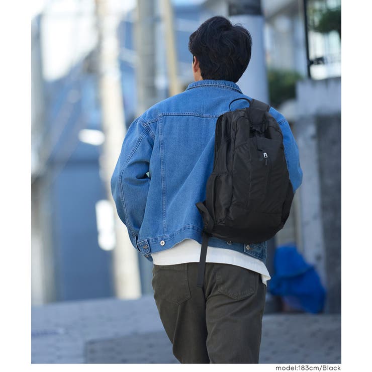 〈新色登場/再入荷〉軽くて畳める、頼れるポケッタブルリュック | coca | 詳細画像15 