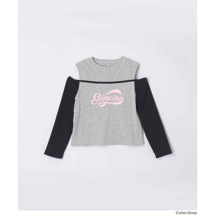 リブレイヤード肩あきトップス キッズ | coca | 詳細画像16 