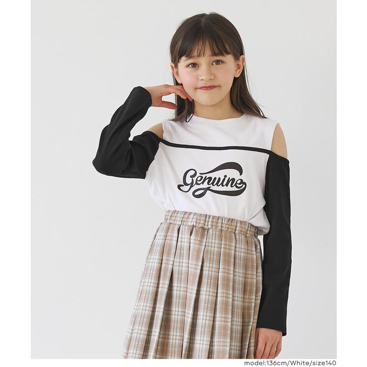 リブレイヤード肩あきトップス キッズ | coca | 詳細画像5 