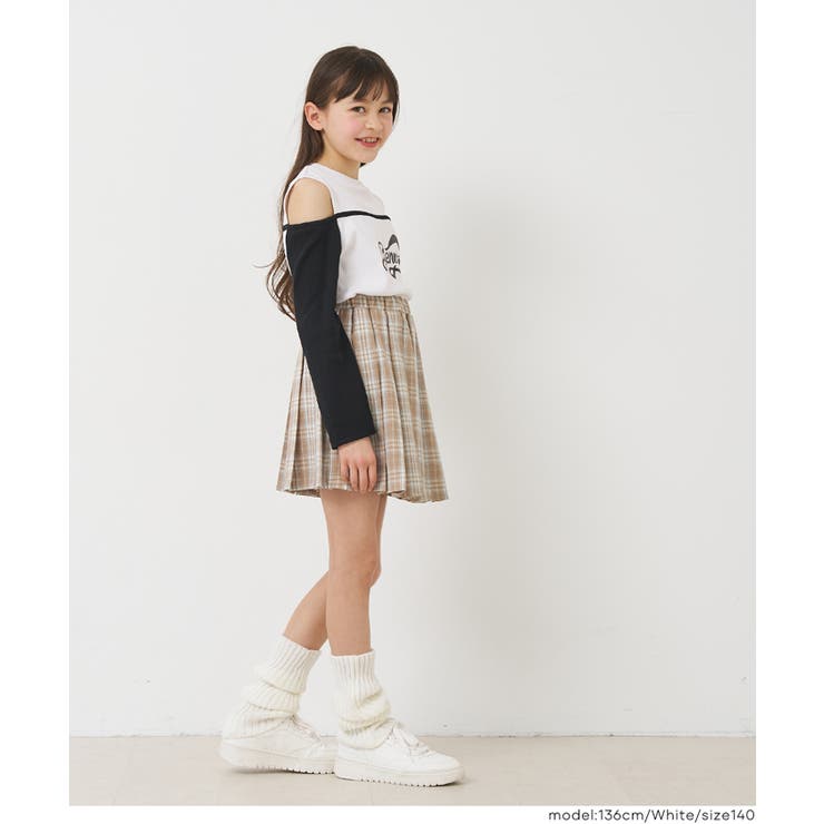 リブレイヤード肩あきトップス キッズ | coca | 詳細画像6 