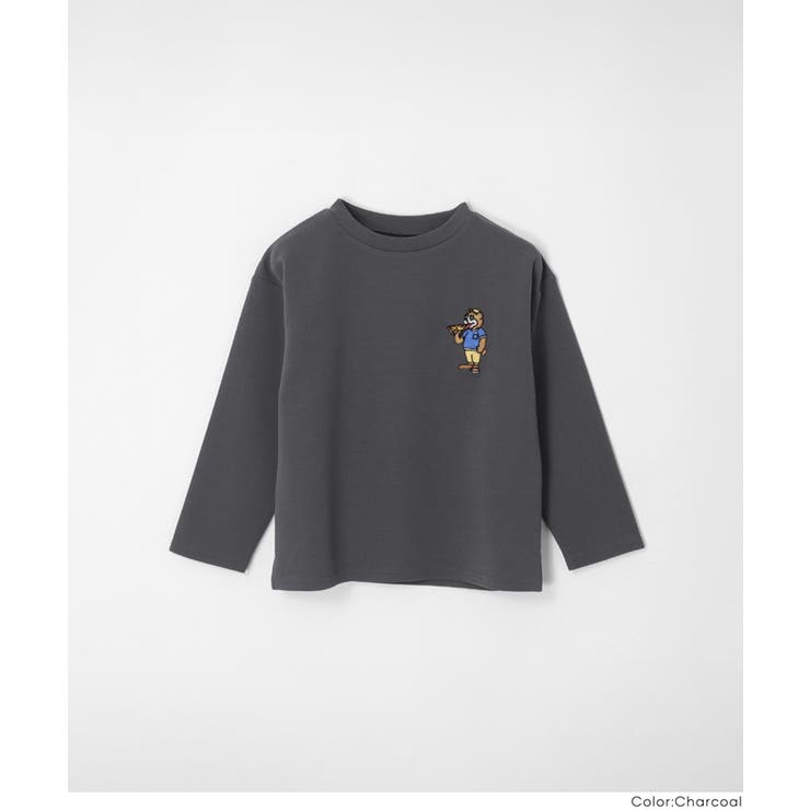 ライトエンボス胸刺繍トップス | coca | 詳細画像16 