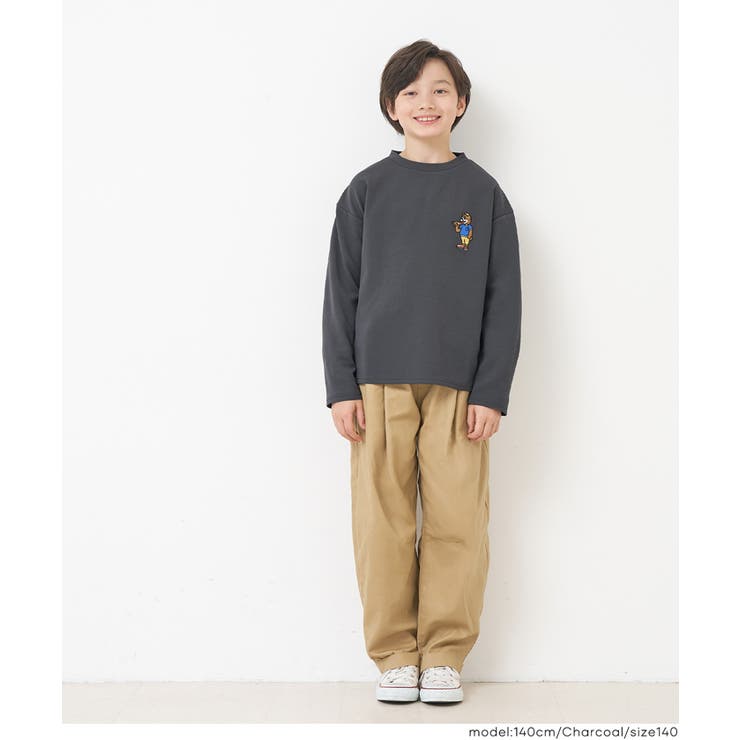 ライトエンボス胸刺繍トップス | coca | 詳細画像8 