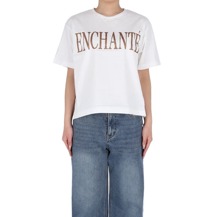 ラメロゴ半袖Tシャツ | coca | 詳細画像4 