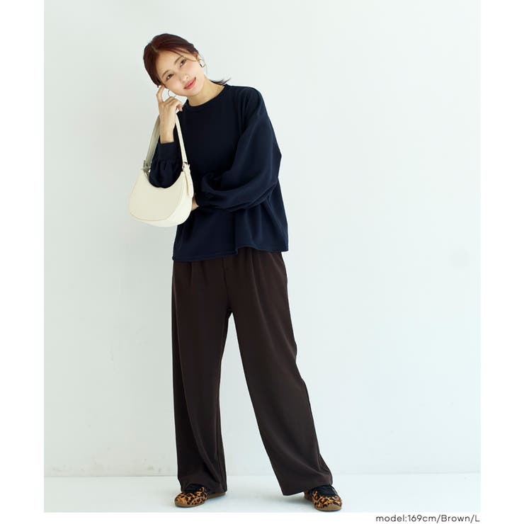 カットジョーゼットワイドパンツ | coca | 詳細画像14 