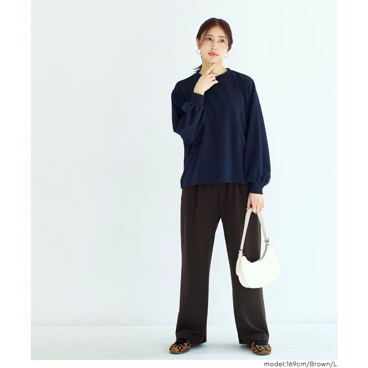 カットジョーゼットワイドパンツ | coca | 詳細画像17 