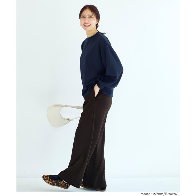 カットジョーゼットワイドパンツ | coca | 詳細画像18 