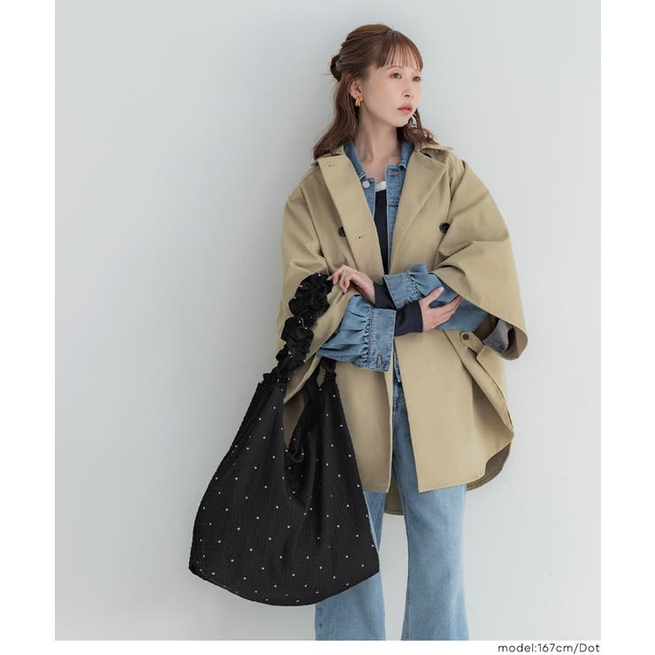 フリルトートバッグ | coca | 詳細画像11 