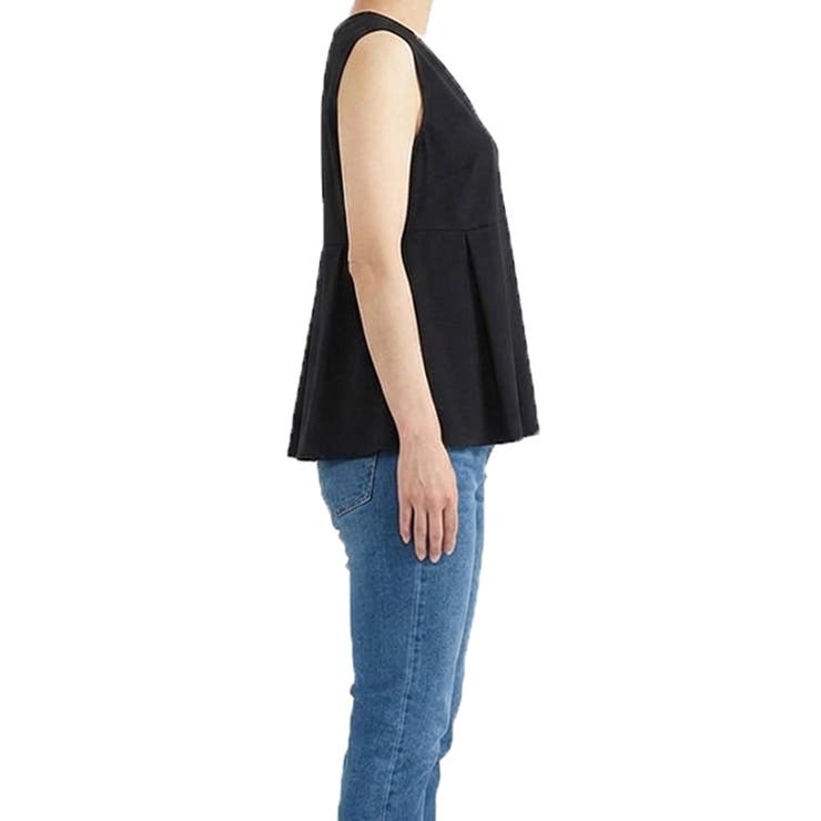 カットジョーゼットタックペプラムベスト | coca | 詳細画像5 