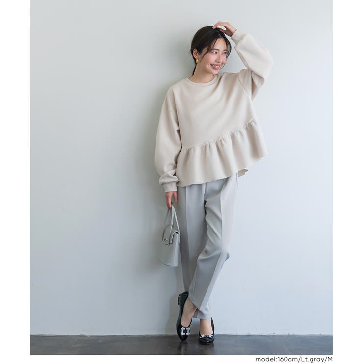 ソフトスウェットチュールドッキングトップス | coca | 詳細画像14 