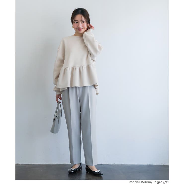 ソフトスウェットチュールドッキングトップス | coca | 詳細画像19 