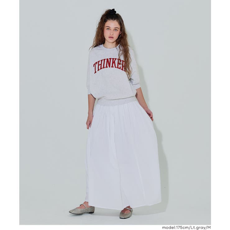 ミニ裏毛ロゴプリントスウェット | coca | 詳細画像19 