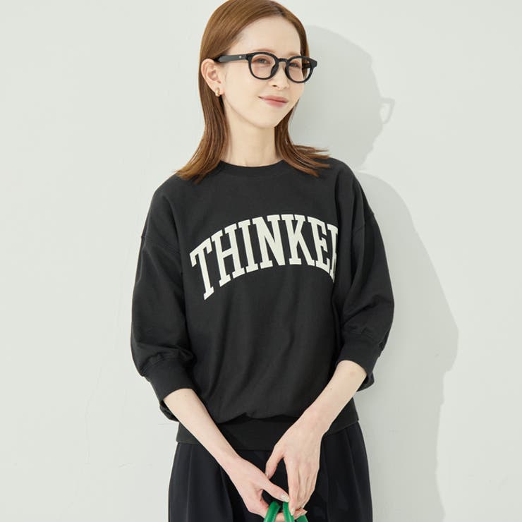 ミニ裏毛ロゴプリントスウェット | coca | 詳細画像1 