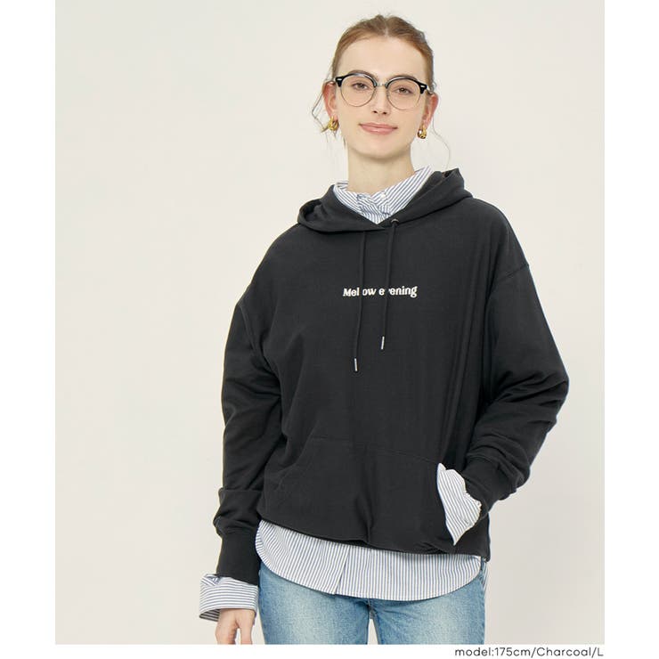 ミニ裏毛刺繍ロゴプルパーカー | coca | 詳細画像17 