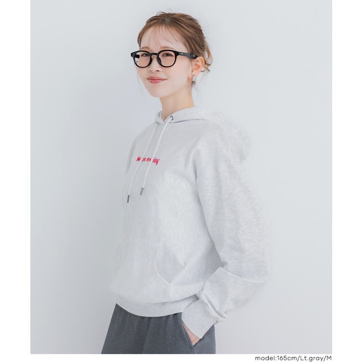 ミニ裏毛刺繍ロゴプルパーカー | coca | 詳細画像9 