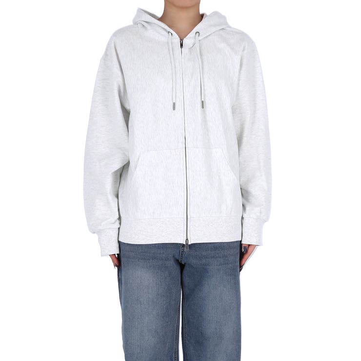 軽く羽織れて、毎日使える。ミニ裏毛ZIPパーカー | coca | 詳細画像4 