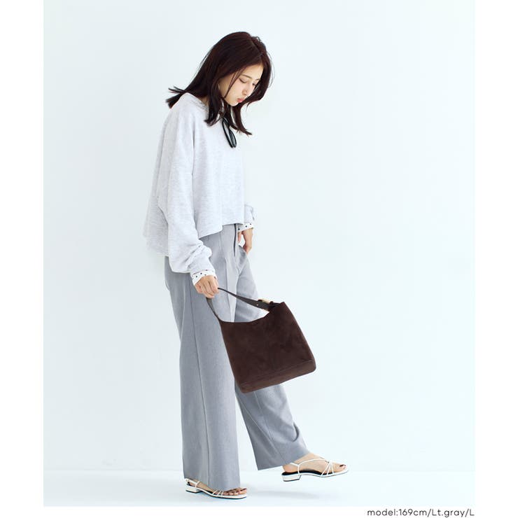 裏毛クロップドスウェット | coca | 詳細画像12 