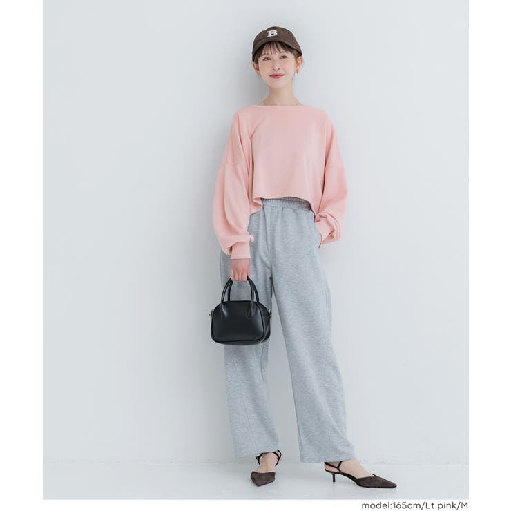 裏毛クロップドスウェット | coca | 詳細画像18 