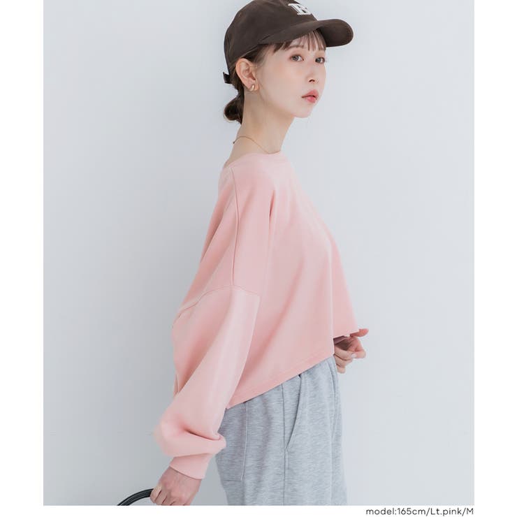 裏毛クロップドスウェット | coca | 詳細画像19 