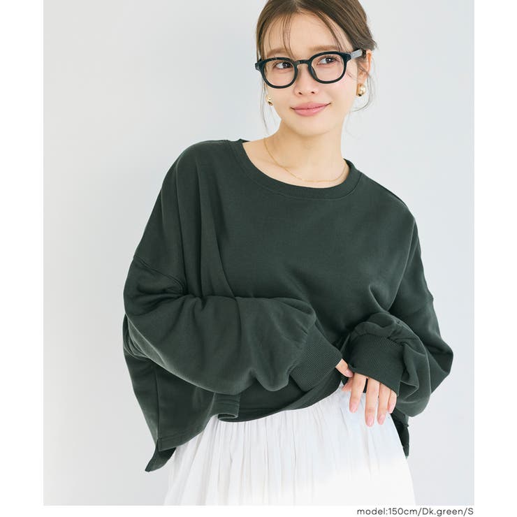 裏毛クロップドスウェット | coca | 詳細画像25 