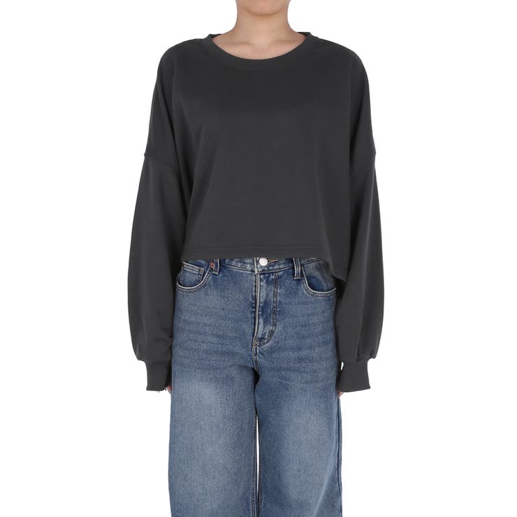 裏毛クロップドスウェット | coca | 詳細画像6 