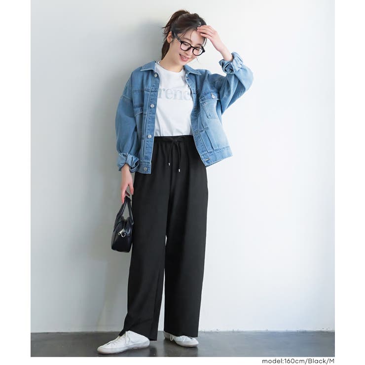 ストレッチリブイージーパンツ | coca | 詳細画像13 