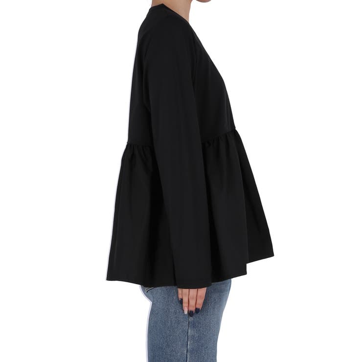 異素材切り替え長袖Tシャツ レディース | coca | 詳細画像5 