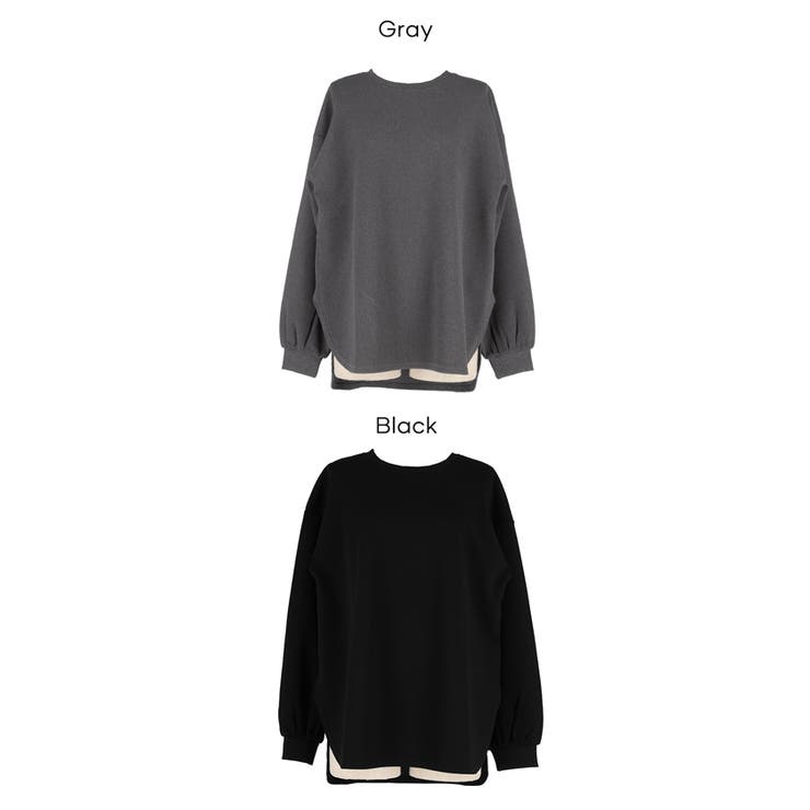 エンボスワイドラウンドトレーナー | coca | 詳細画像22 