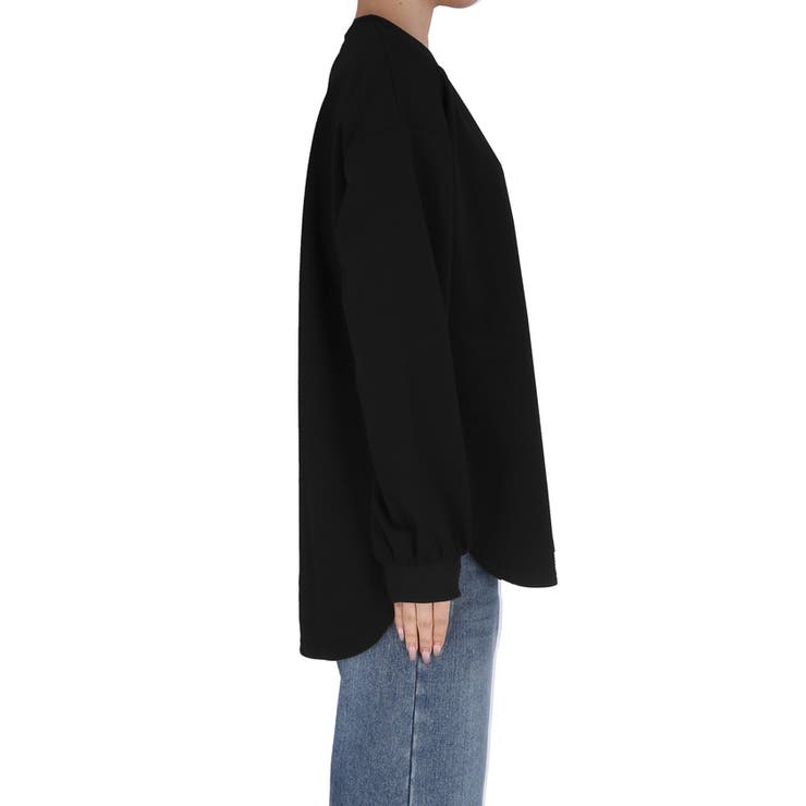 エンボスワイドラウンドトレーナー | coca | 詳細画像5 