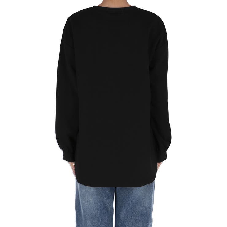 エンボスワイドラウンドトレーナー | coca | 詳細画像6 