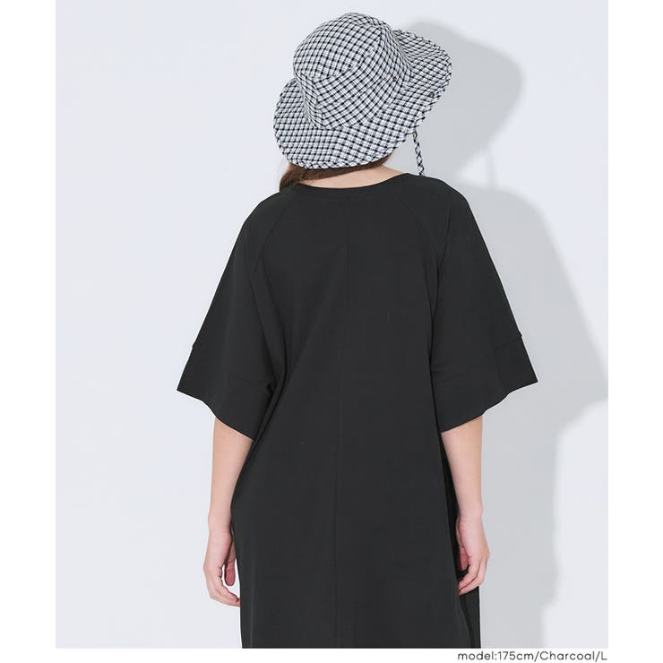 ミニ裏毛ラグランオフショルダーワンピース | coca | 詳細画像15 