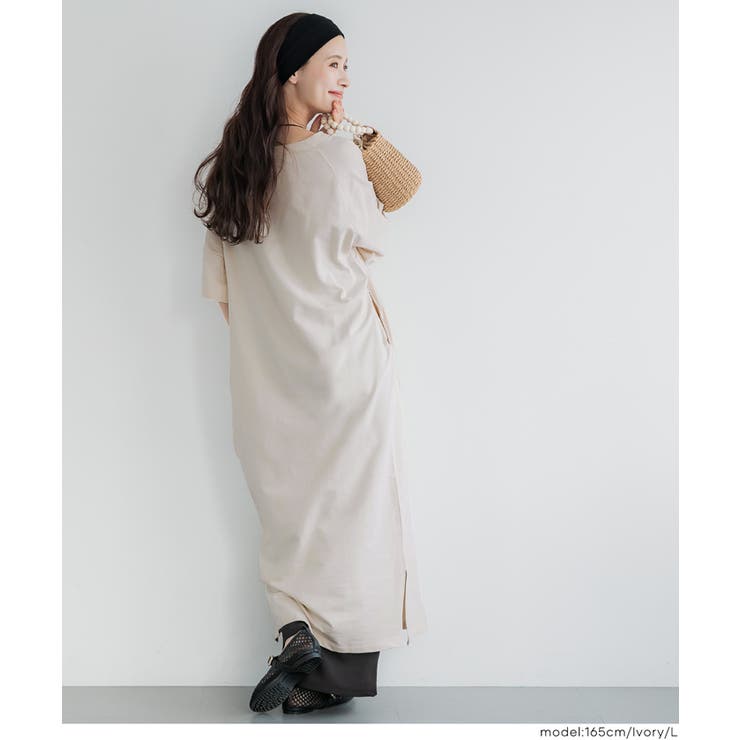 ミニ裏毛ラグランオフショルダーワンピース | coca | 詳細画像10 