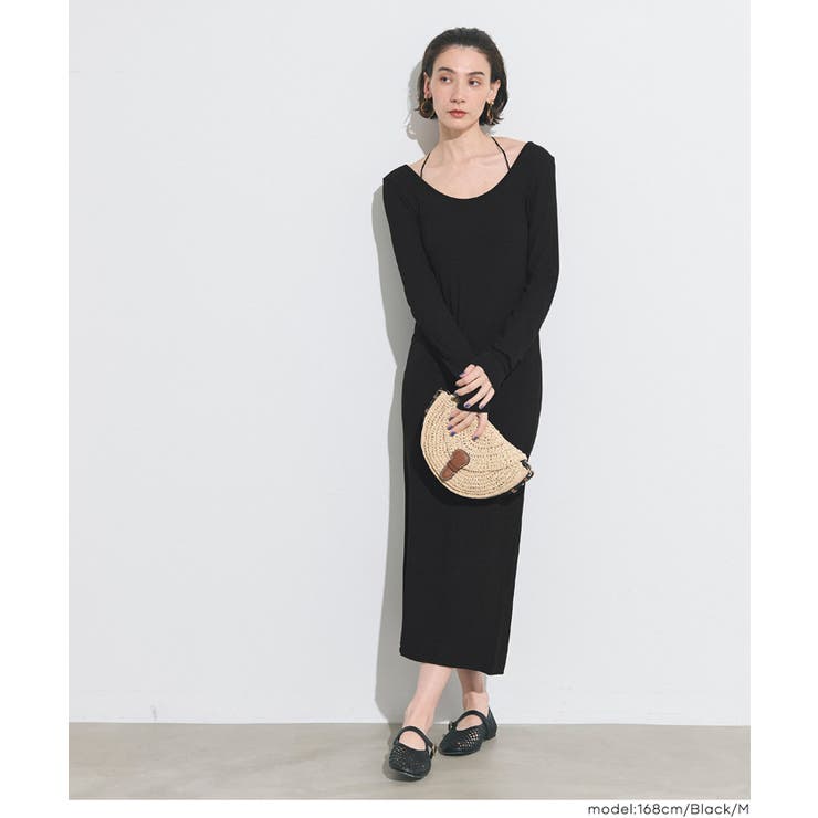 とろみリブUネックワンピース | coca | 詳細画像11 