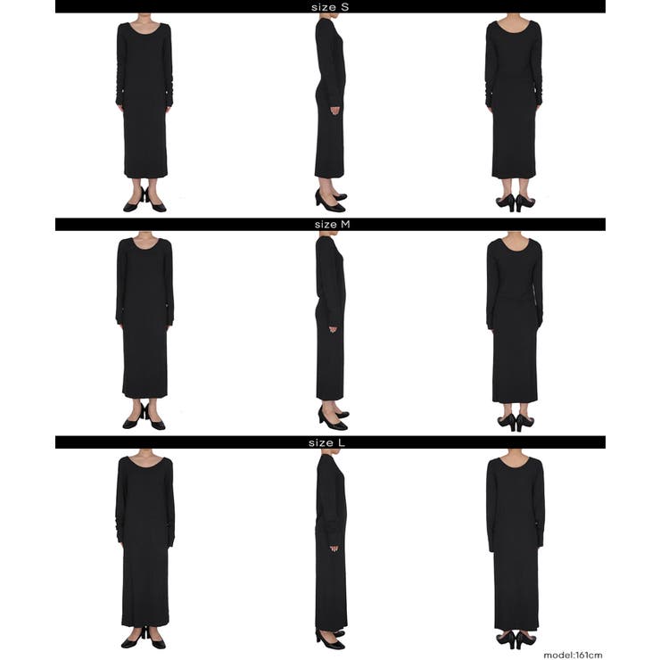 とろみリブUネックワンピース | coca | 詳細画像18 