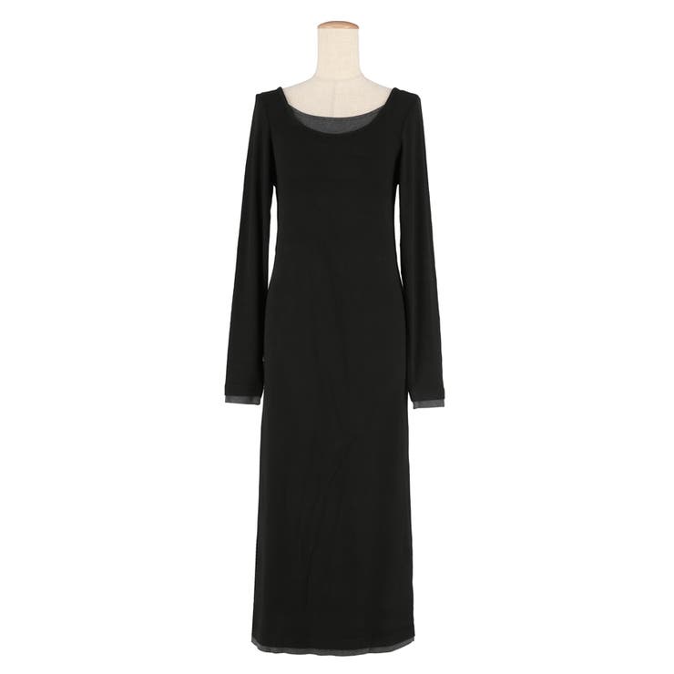 とろみリブレイヤードワンピース | coca | 詳細画像3 