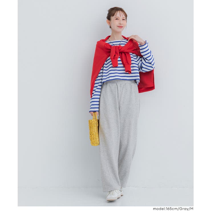 裏毛カーブスウェットパンツ | coca | 詳細画像13 