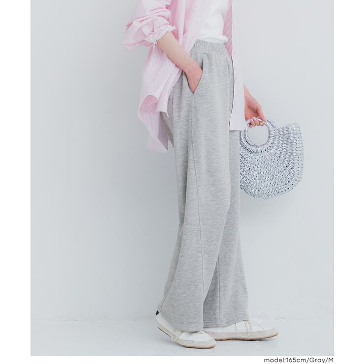 裏毛カーブスウェットパンツ | coca | 詳細画像9 