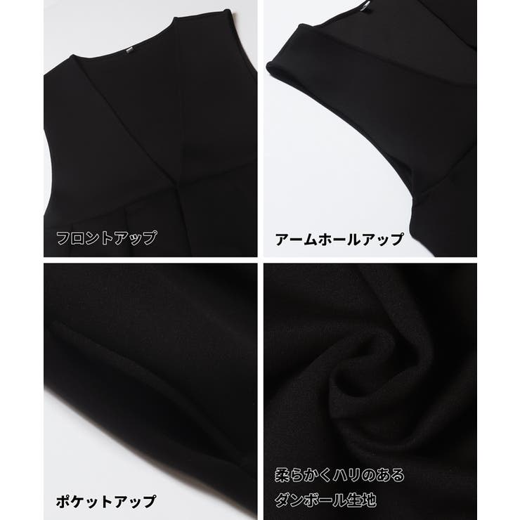 ソフトスウェットタックワンピース | coca | 詳細画像15 