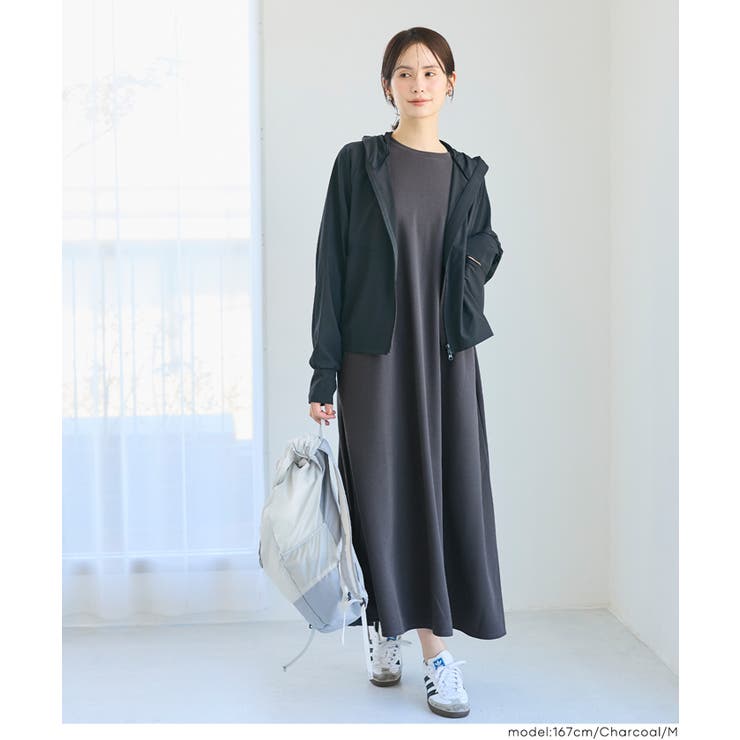 エンボスクルーネックワンピース レディース | coca | 詳細画像19 