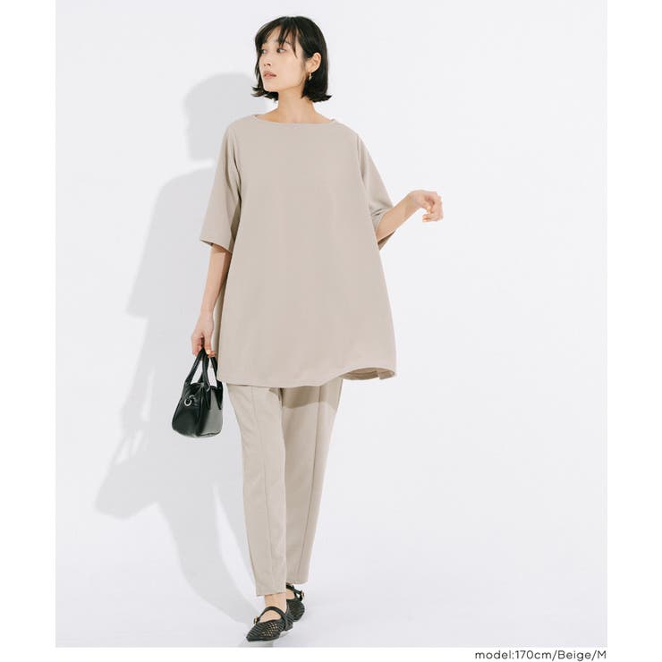 エンボスボートネックチュニック レディース | coca | 詳細画像12 