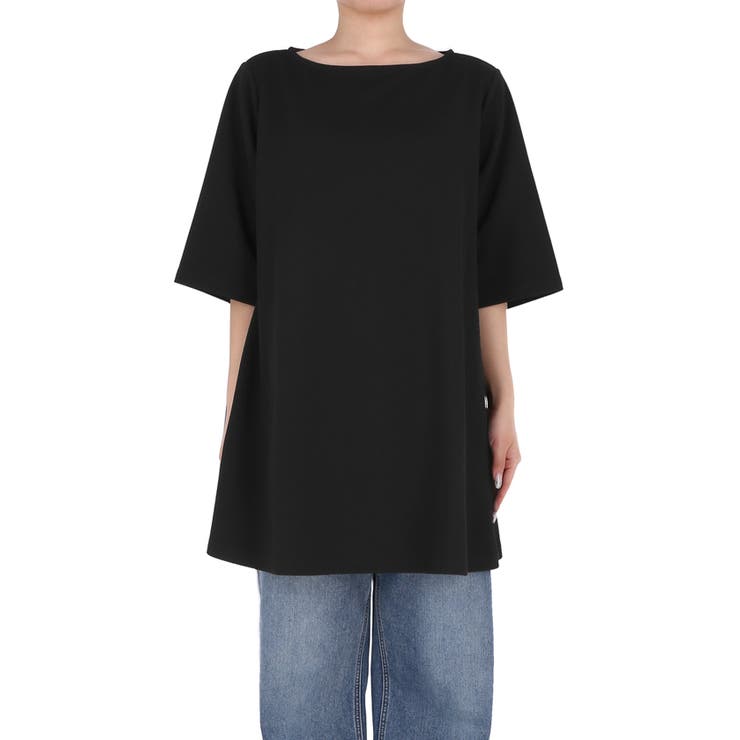 エンボスボートネックチュニック レディース | coca | 詳細画像4 