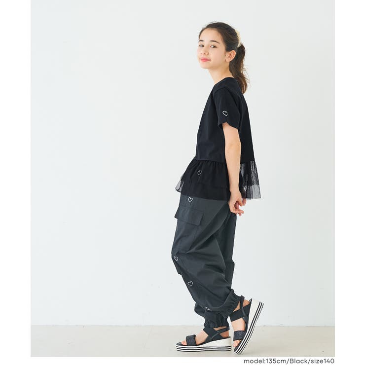 チュールドッキングTシャツ キッズ | coca | 詳細画像10 