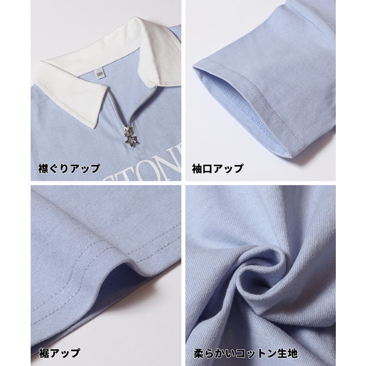 ハーフジップポロTシャツ | coca | 詳細画像14 