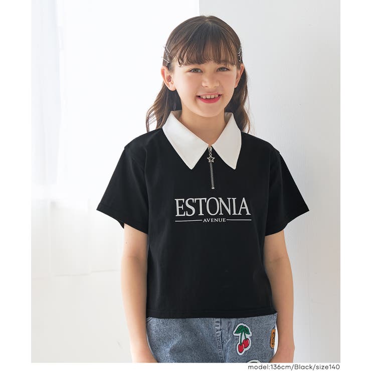 ハーフジップポロTシャツ | coca | 詳細画像2 