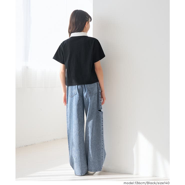 ハーフジップポロTシャツ | coca | 詳細画像3 